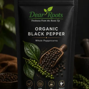 Fresh Kerala black peppercorns, one of the finest traditional Kerala spices
